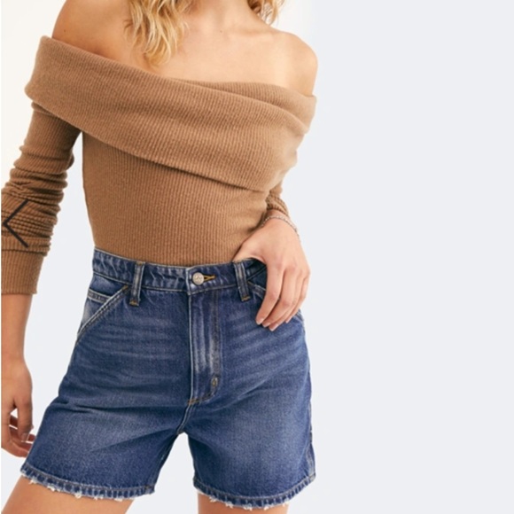 We the Free Vintage Bronze Snowbunny Off the Shoulder Long Sleeve Tee - Picture 15 of 15